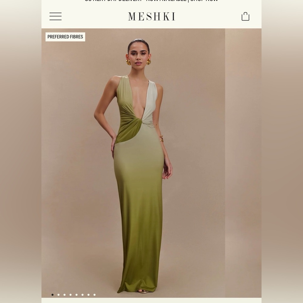 Meshki NWT ombré Evening Gown